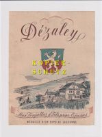 Etikette für Wein - Dézaley /bd