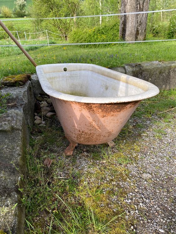 antike-alte-stahlbadewanne-gebraucht-in-kleindietwil-f-r-chf-200