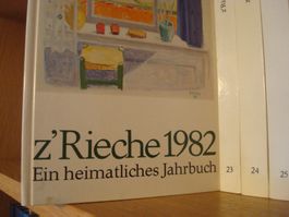 Riehen 48 Jahrbücher ab 1961