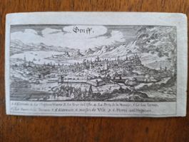 Gravure ancienne de Genève - Rare édition originale !