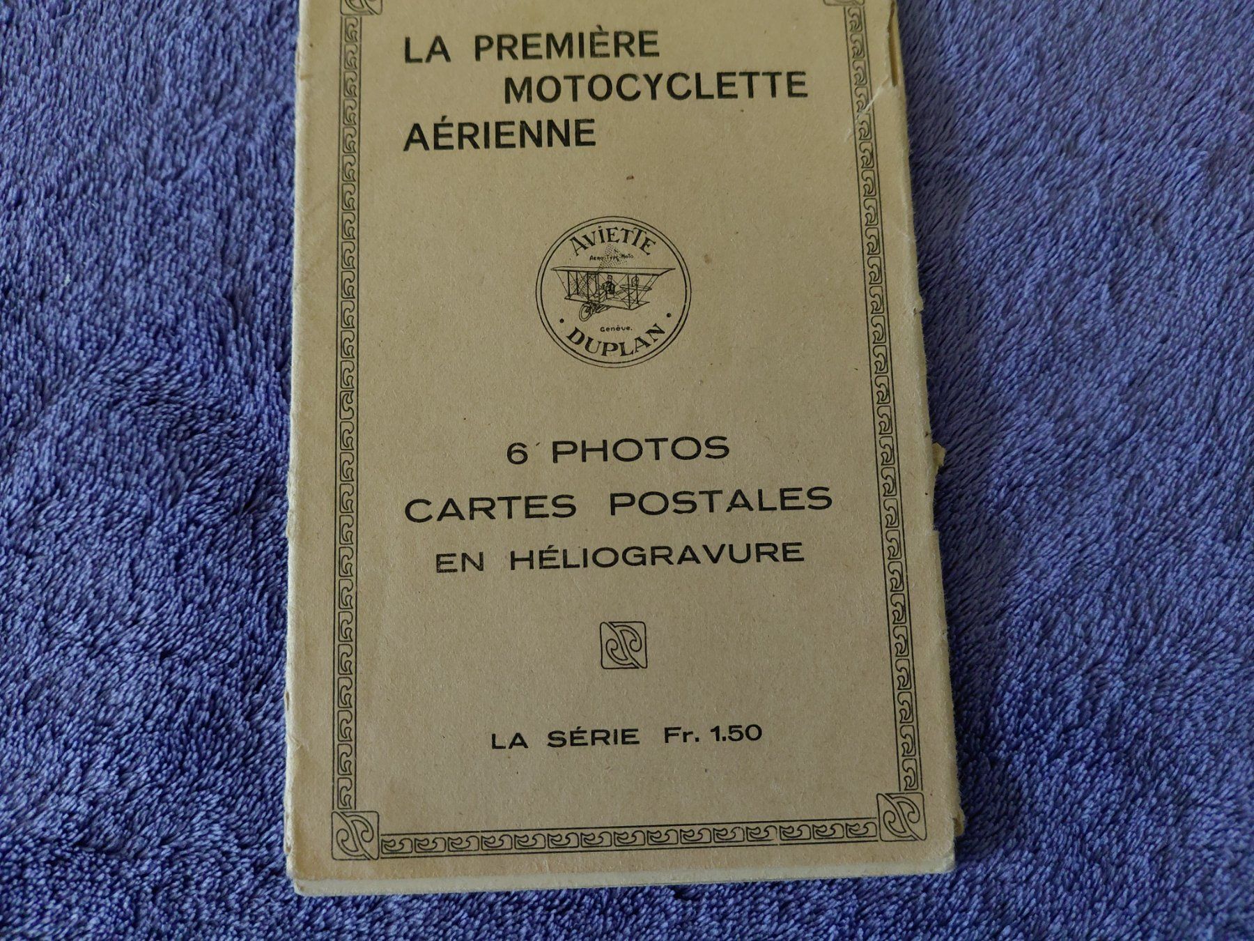 Cartoline postali: 6 Postkarten  A, Duplan Genfer Luftfahrt Pionier 1919 – Usato da Horw venduto da Onurb008