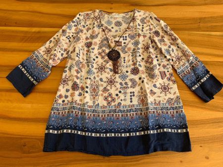 ARMAND THIERY Tunikabluse mit Kette Gr. 40/42