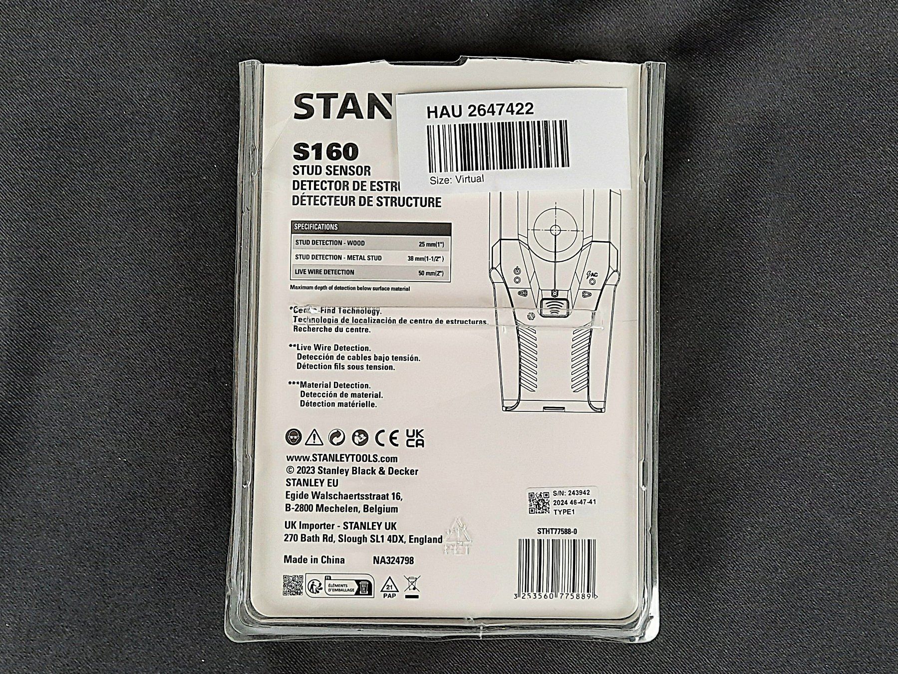 Stanley Misurare: STANLEY Materialdetektor S2 – Nuovo (secondo la descrizione) da Beinwil am See venduto da Restwert_Beinwil 1