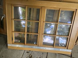 Fenster zu verkaufen Holz Doppelverglasung