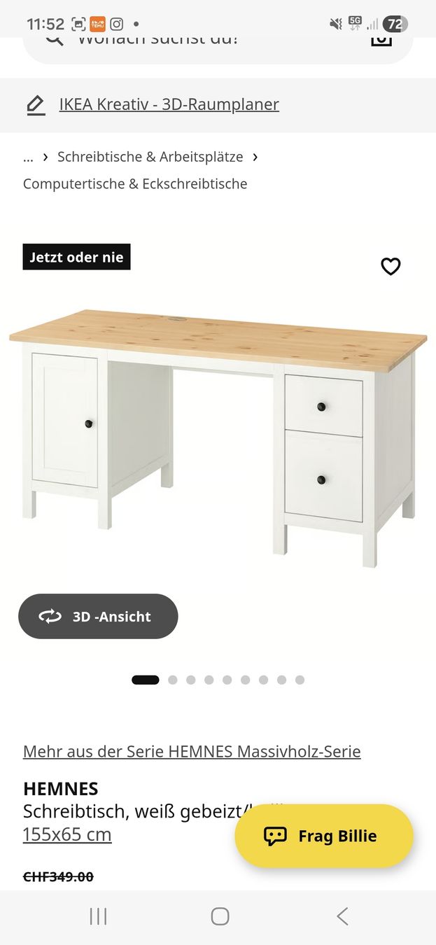 Ikea Scrivanie: Tollter Schreibtisch – Usato da St. Gallen venduto da jes_p9pn