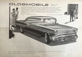 Oldsmobile 1957 - Alte Werbung / Ancienne réclame 1957