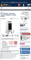 Klima 4in1-Luftkühler, -befeuchter, Ionisator, Heizgerät,
