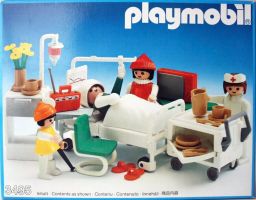 Playmobil 3495 Krankenzimmer von 1984