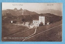 Rochers de Naye - Hotel - Chemin de Fer Station - 1928