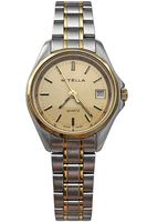 Nitella Swiss Made Vintage-Quarzuhr bicolor  ungeprüft