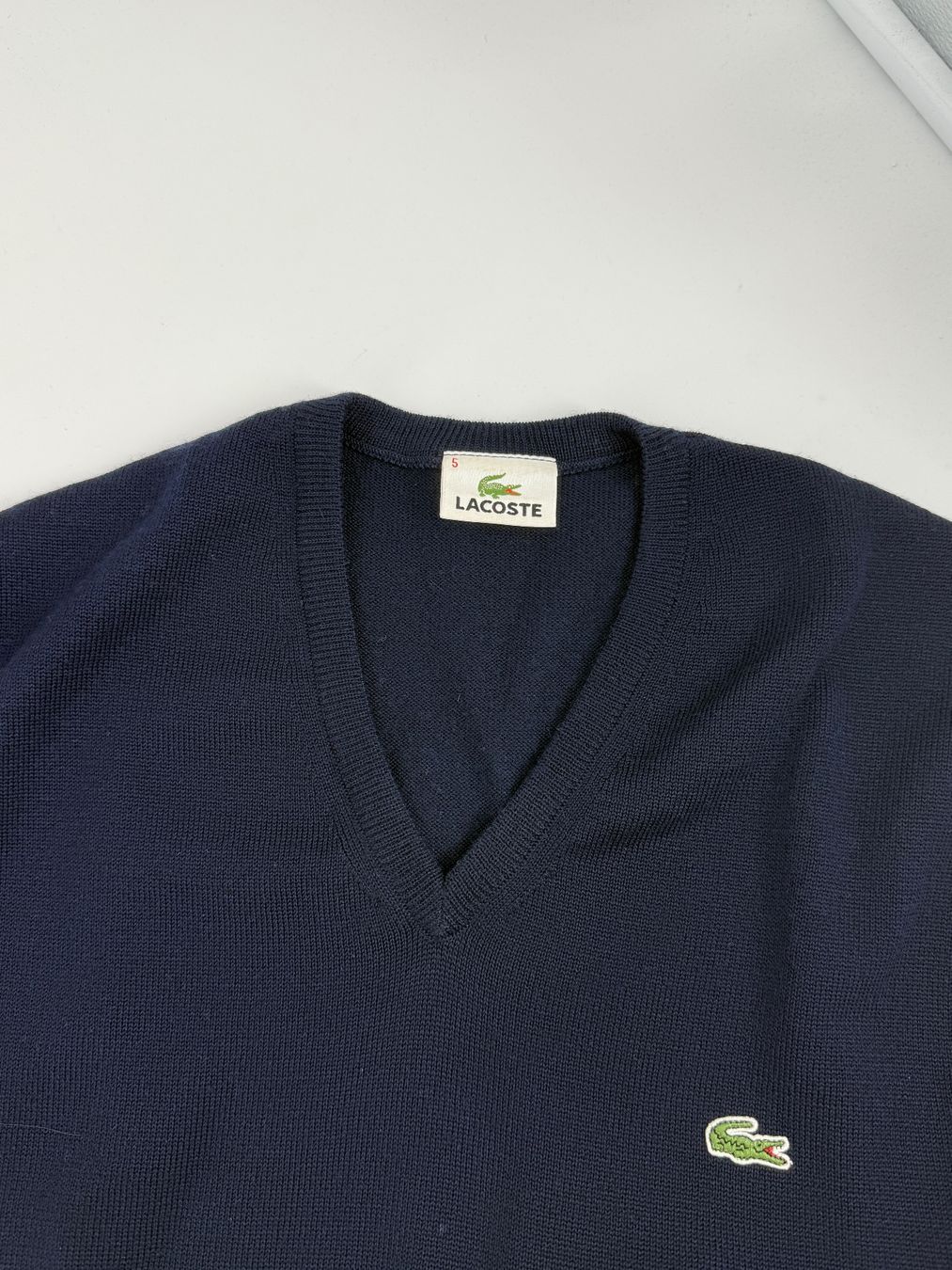 Lacoste Maglioni & Felpe: Lacoste Strick Weste dunkelblau Gr. L – Usato da Auenstein venduto da moin. 3