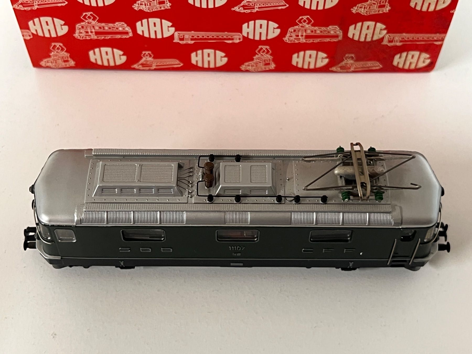 Hag Modellini di ferrovie: HAG Re 4/4|| SBB NR.160  Wechselstrom H0 – Usato da Geroldswil venduto da TopTrain54 3