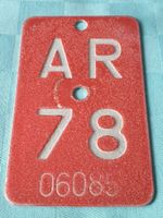 Velonummer AR 78
