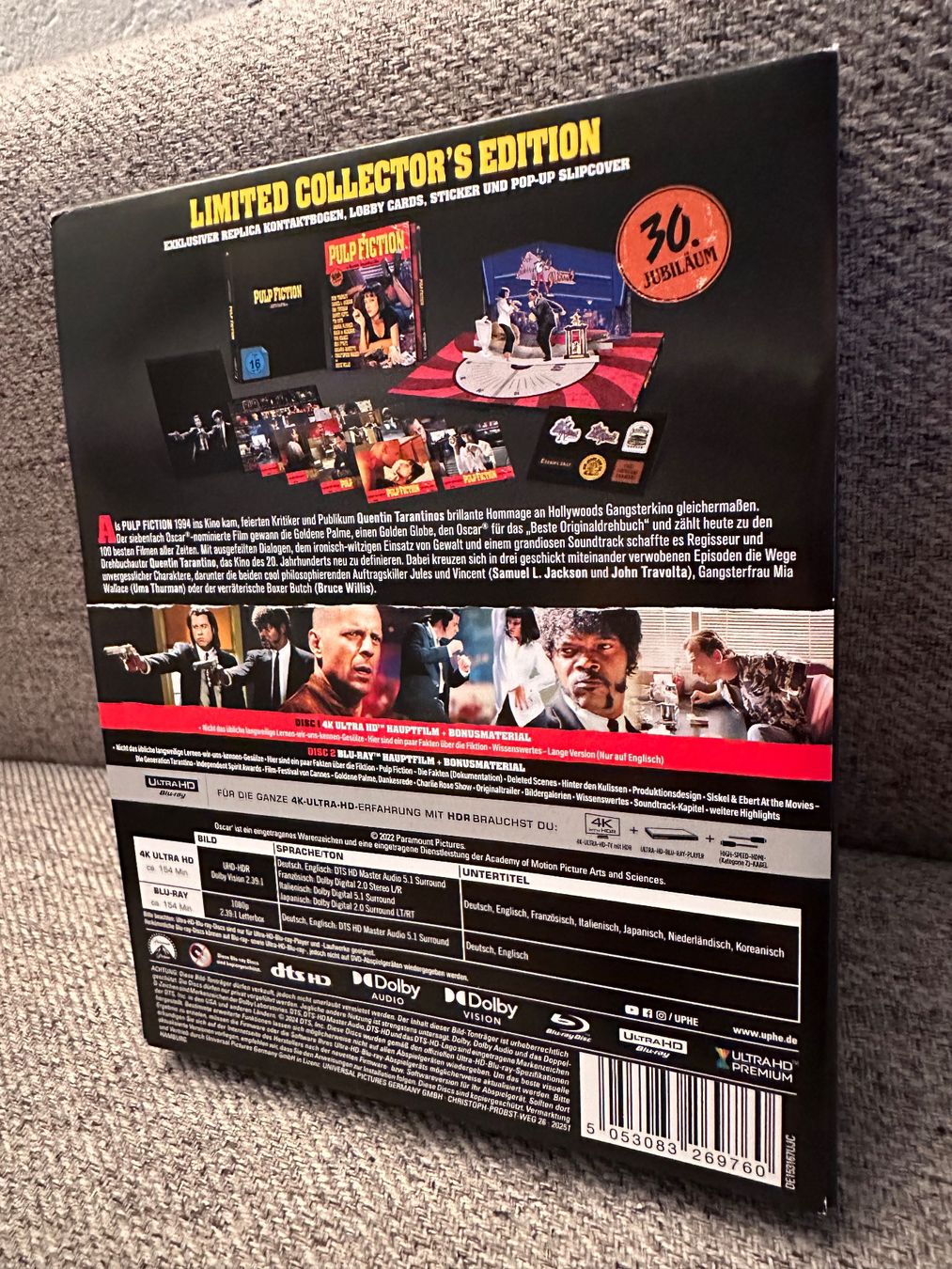 Tutti i DVDs: Pulp Fiction Collection Box (4K + Blu-ray) – Usato da Langenthal venduto da beli-1980 1
