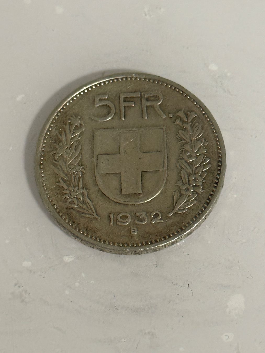 Tutti le monete: 5 Franken 1932  Silber – Usato da Wallisellen venduto da SWISS_SILVER1