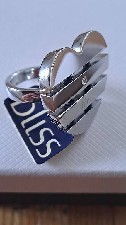 Anelli: Bliss Herz-Ring versilbert in OVP – Nuovo e nell'imballaggio originale da Arbon venduto da Danny9320
