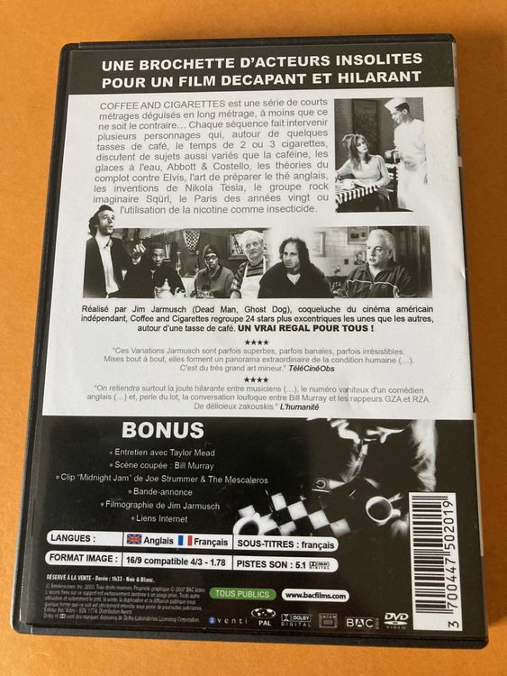 Jarmusch Coffee and Cigarettes Benigni Buscemi (FRENG) Kaufen