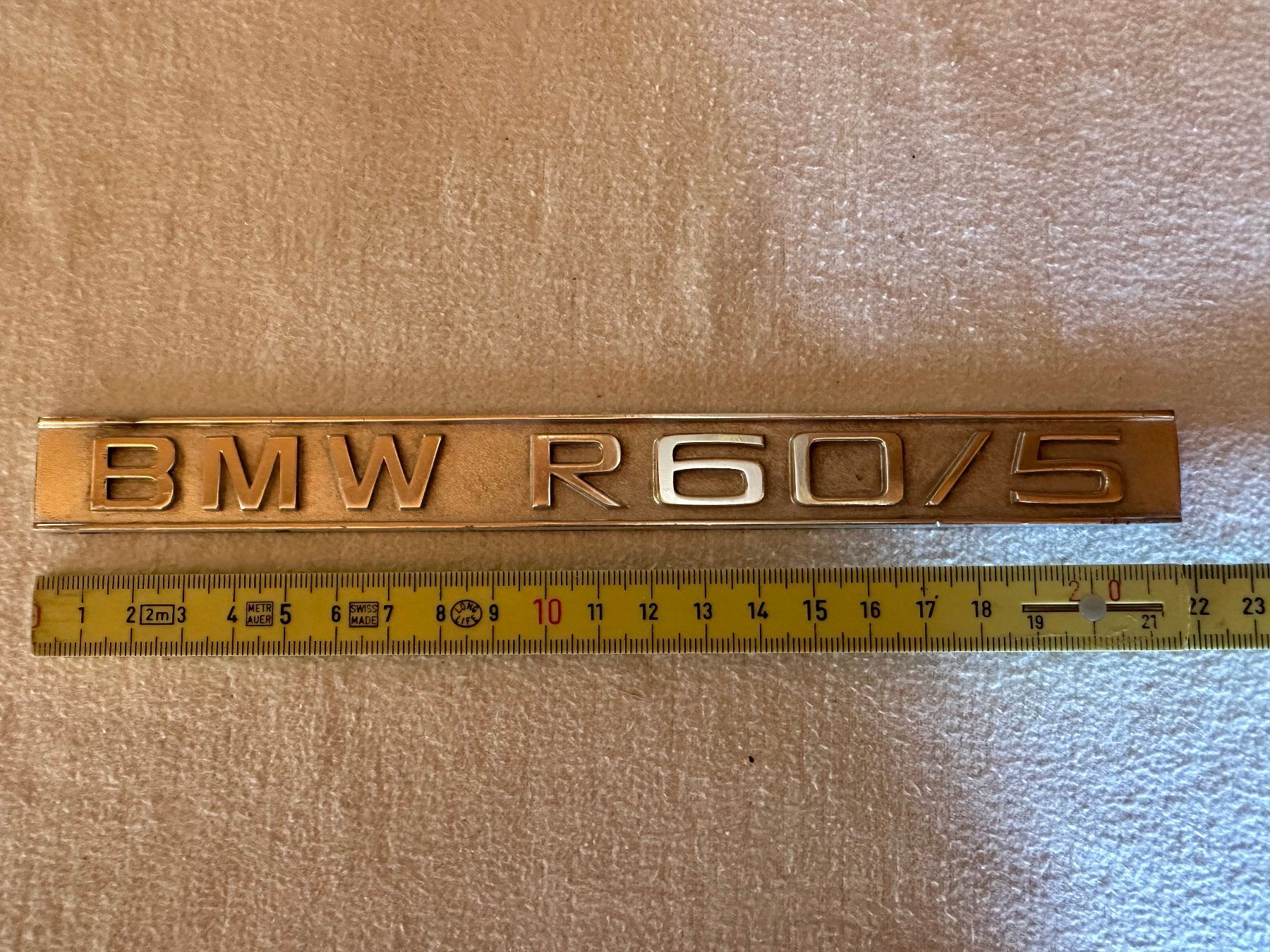 BMW Alle Motorradersatzteile: Plaque moto "BMW R60/5" – Gebraucht aus Ste-Croix von mjmg