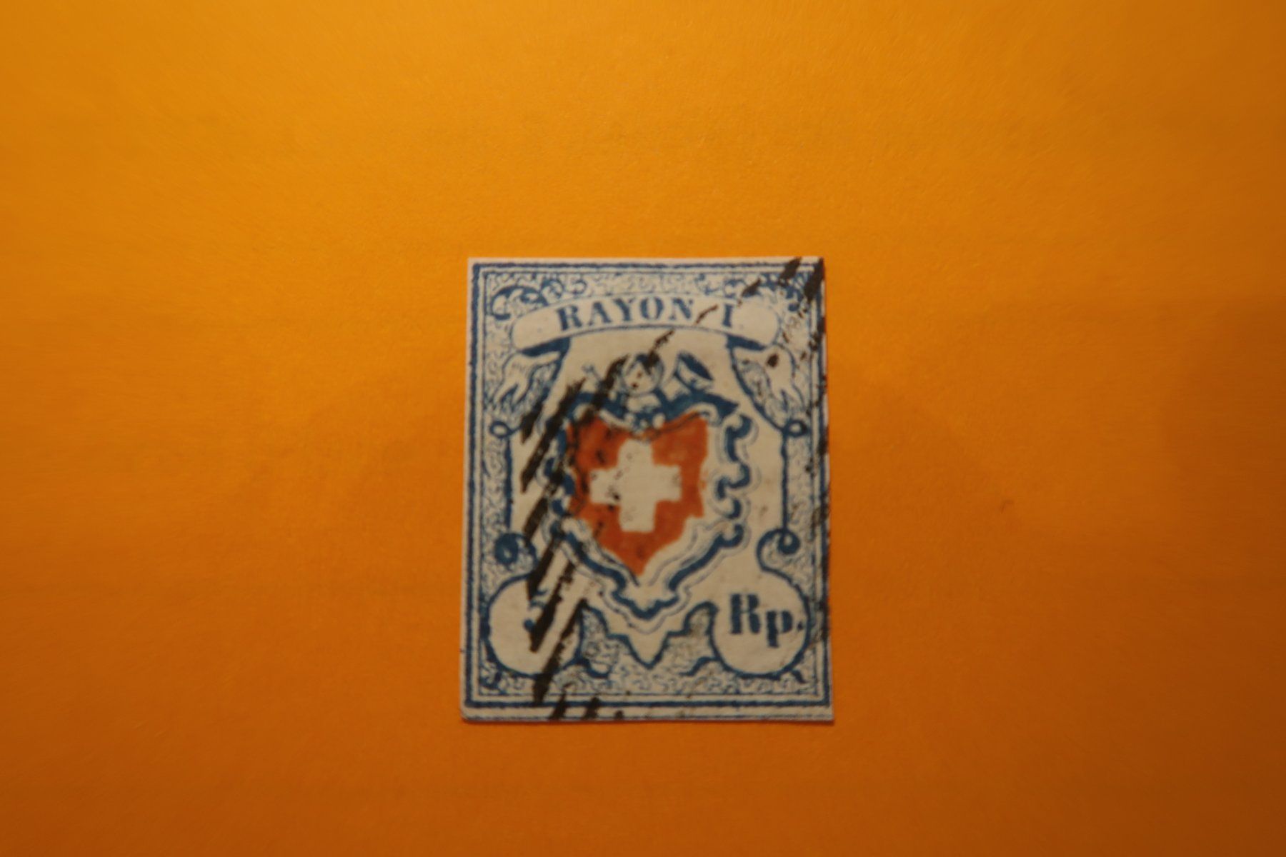 Tutti i francobolli: Rayon I hellblau A2 O Type 6 – Usato da Henau venduto da Samuel6639 1