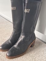 Giudici Lederstiefel, Schwarz, Gr. 37 Frühling -Look Top!