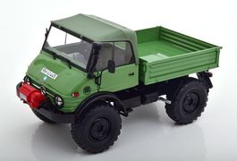Mercedes-Benz Unimog 406 Pritsche 1966-1974 grün / schwarz /