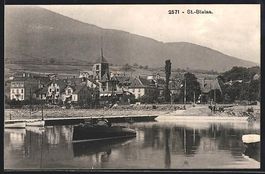 St.-Blaise, Teilansicht mit Gebirgspanor