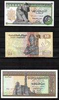 1970-1983 Egypt 25 + 50 + 1Pound