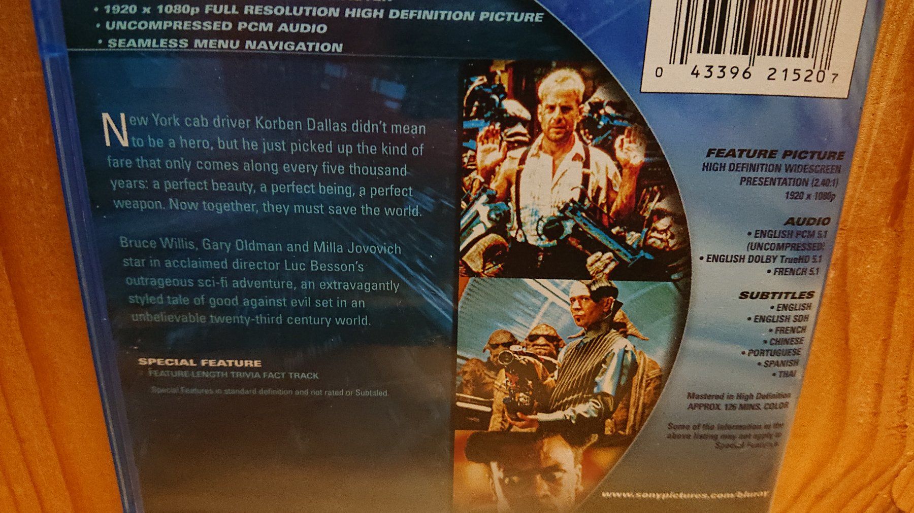 Alle DVDs: THE FIFTH ELEMENT Blu-Ray Englisch Version – Gebraucht aus Wilderswil von Exebub 2