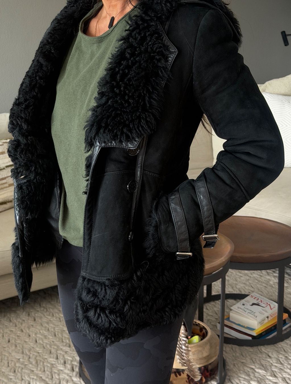 Patrizia Pepe Giacche: Lammfell Jacke Patrizia Pepe Gr IT40 – Usato da Erlenbach ZH venduto da Pocahoney 1