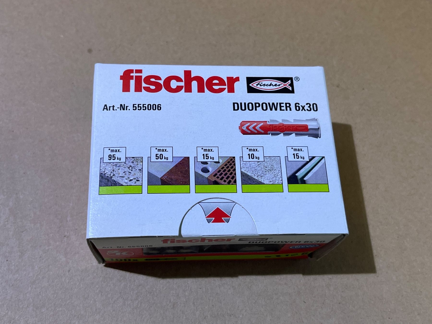 Tutti gli attrezzi: Fischer Dübel Duopower 6 x 30 100 Stk. – Nuovo e nell'imballaggio originale da Tann venduto da Mad_less 1