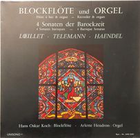 Blockflöte und Orgel – 4 Sonaten der Barockzeit (LP)