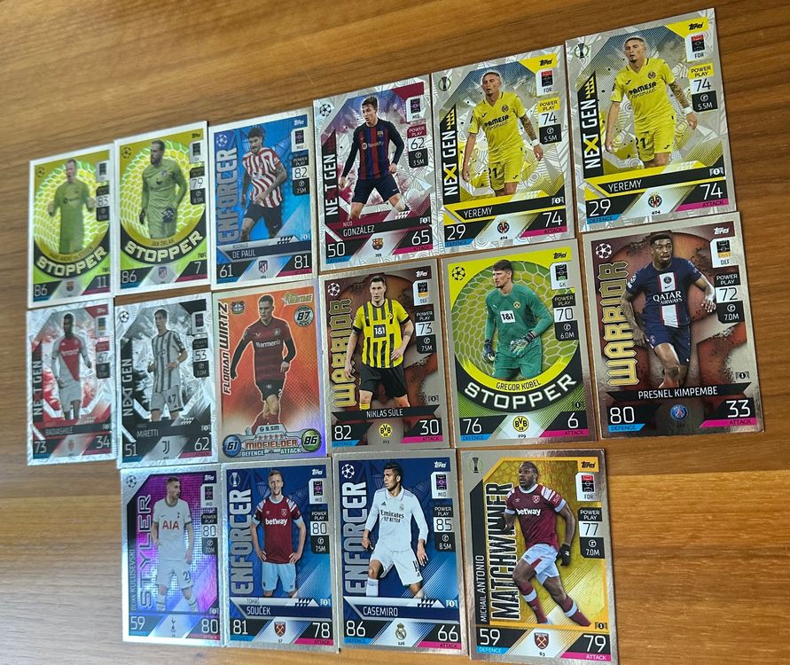 Topps Carte collezionabili: Topps Match Attax Karten, viele verschiedene, neuwertig – Usato da Bremgarten b. Bern venduto da TeyperTv 2
