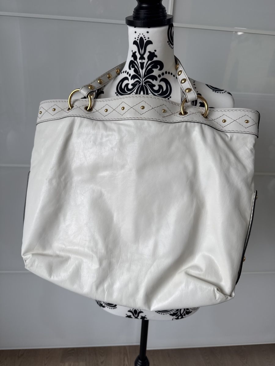 Gucci Taschen für Damen: GUCCI Tasche Babouska White Leather Tote – Gebraucht aus Liestal von amaroque 2