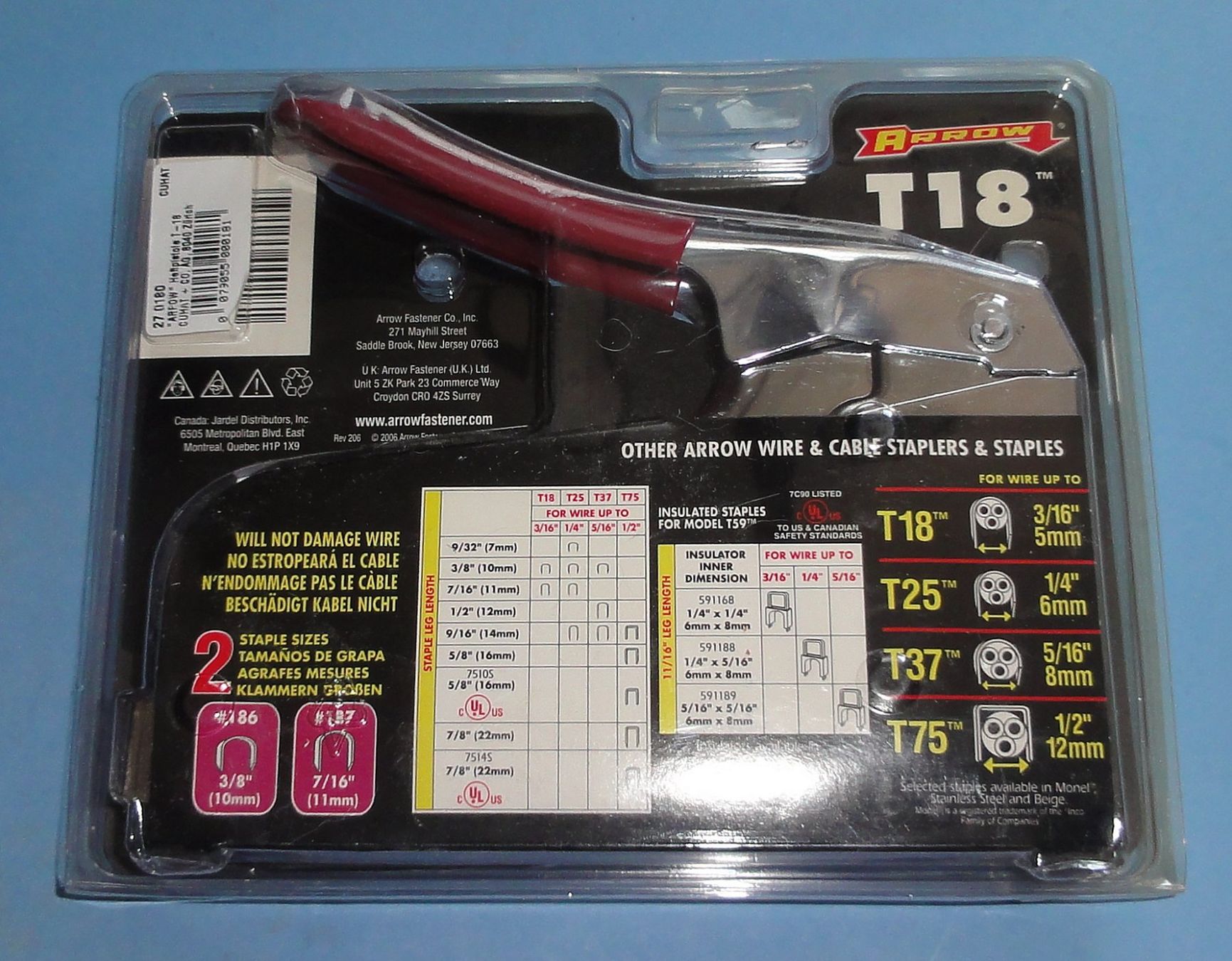Tutti gli attrezzi: 3 Stück Arrow T18 - Profi Handtacker - neu – Nuovo e nell'imballaggio originale da Waldenburg venduto da Rcparts 2