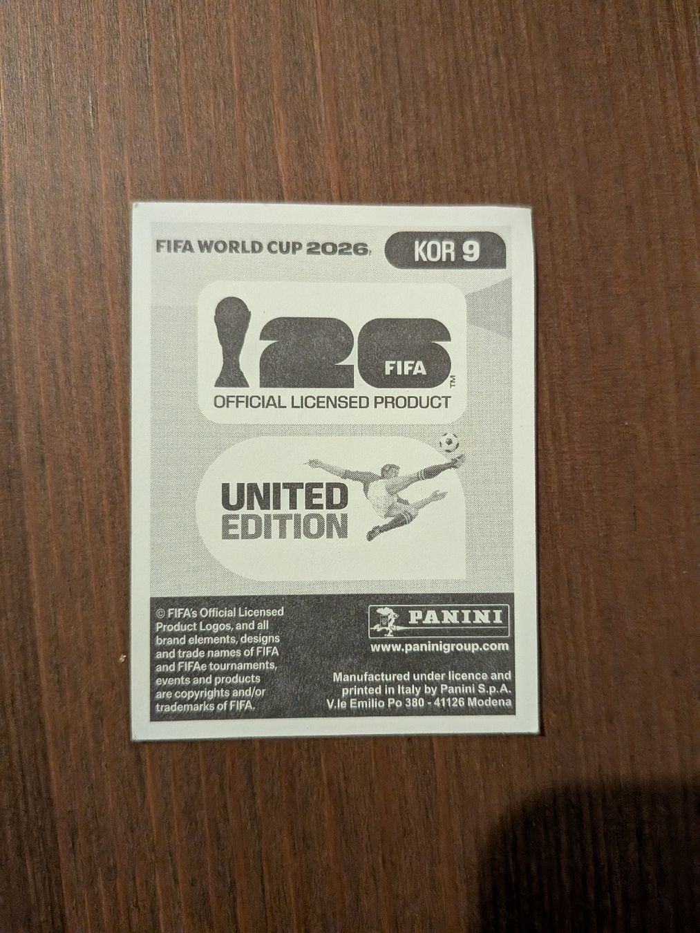 Panini Carte collezionabili: Panini Bild KOR 9 – Usato da Eschenbach SG venduto da SanFranciscoCalifornia 1