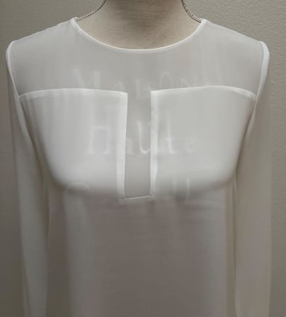 🤍 Bluse / Oberteil von „MANGO SUIT“, weiss, Gr. S/36 🤍