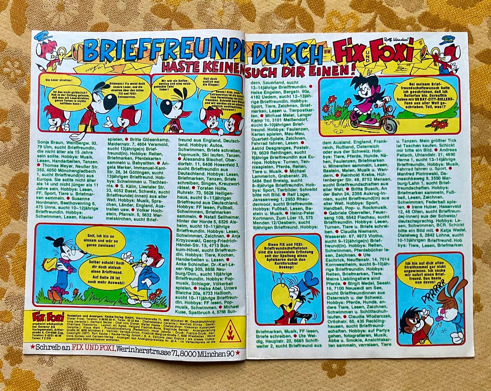 Fumetti: Fix und Foxi Heft Nr 46 von 1977 – Usato da Endingen venduto da nathan05 1