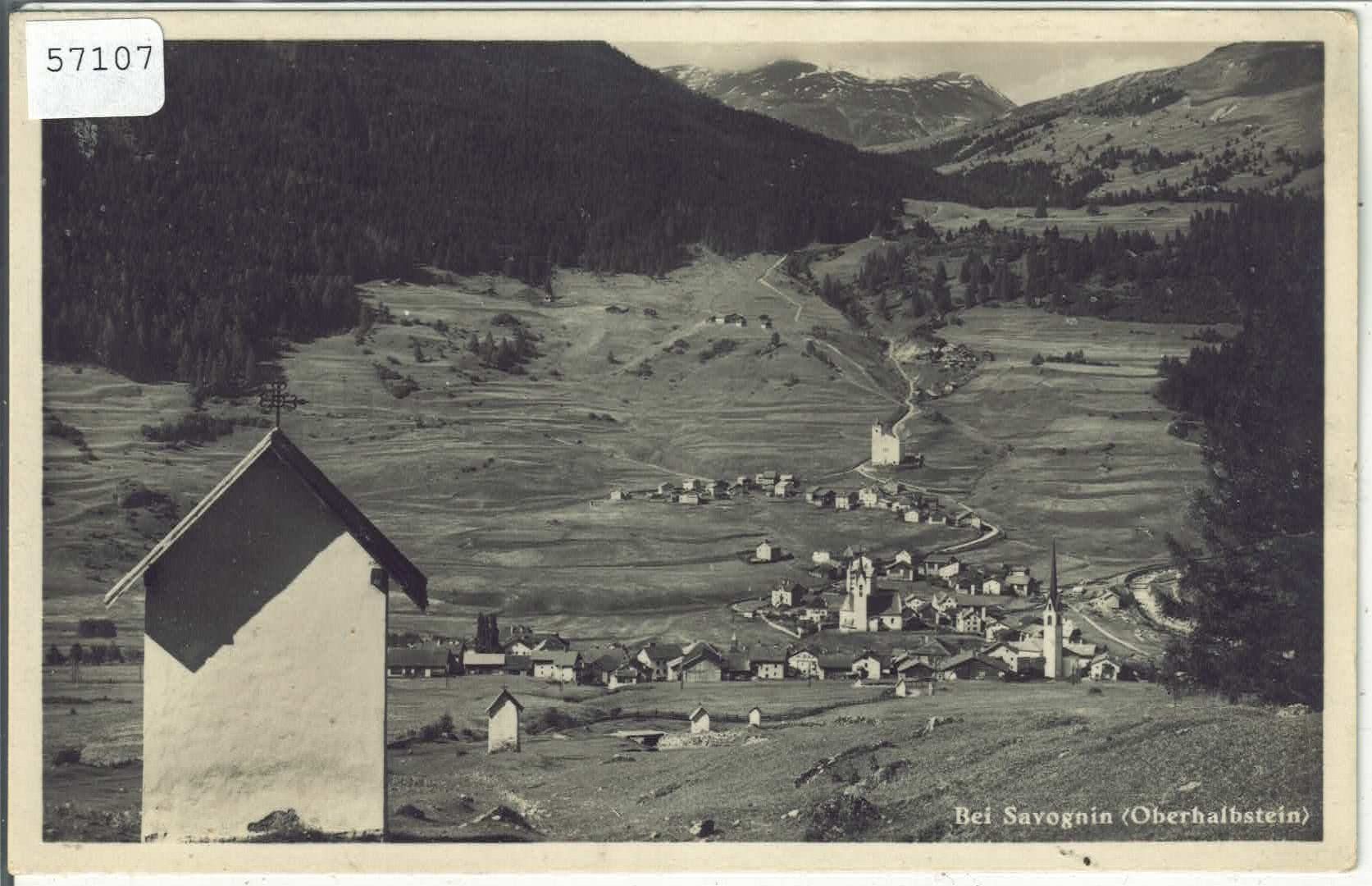 Cartoline postali: Savognin - Julier-Route – Usato da Ettingen venduto da Kartenplanet