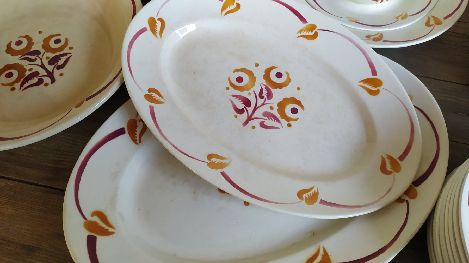 Geschirrsets: Service ancien  BADONVILLER – Gebraucht aus Chezard St-Martin von Loucail 6