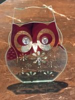 Dekorative Eulen-Kerzen-Lampe mit Spiegeleffekt