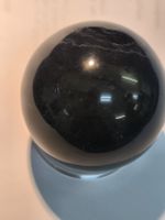 Polierte schwarze Onyx Kugel - Topqualität ca 50 mm