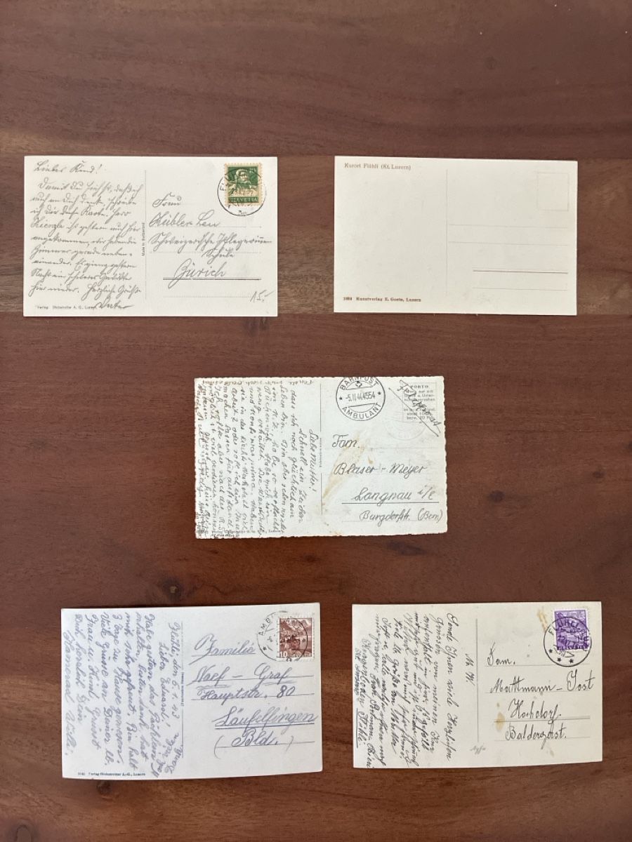 Cartoline postali: 10 Ansichtskarten Schweiz von Flühli LU – Usato da Oftringen venduto da Cla.vD.74 1