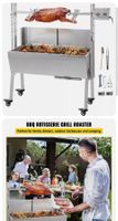 + Spanferkelgrill Lammgrill 60kg 25W BBQ Grill Grillwagen