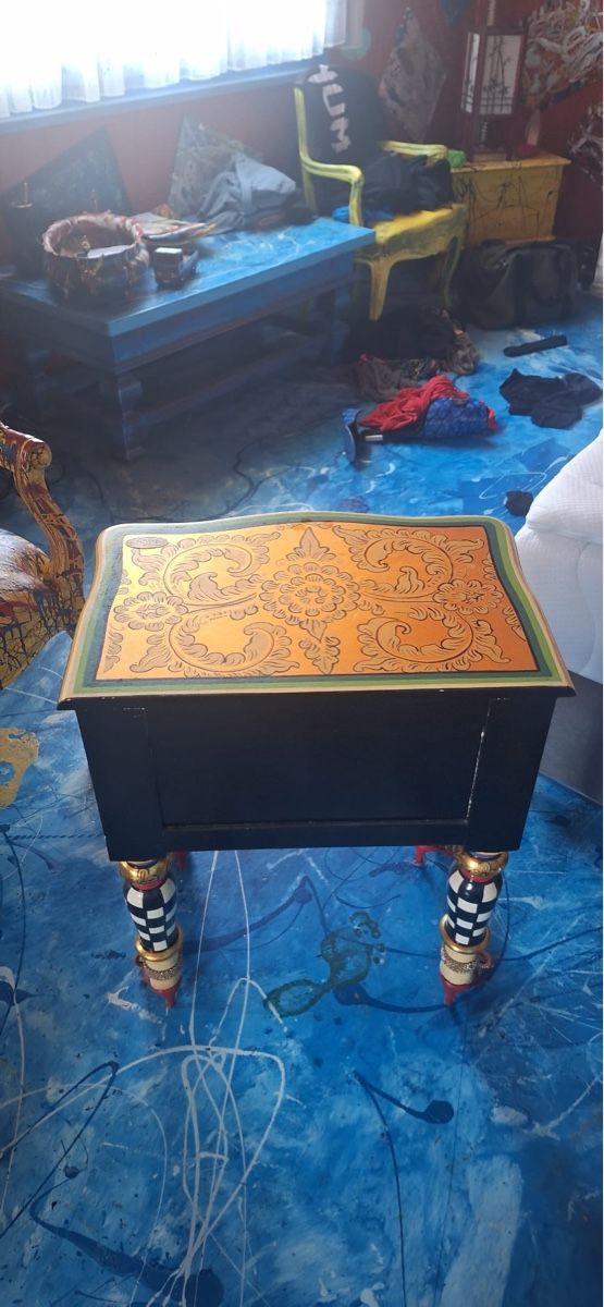 Kommoden: Handbemaltes kleines Sideboard – Gebraucht aus Nebikon von Chrogali 3