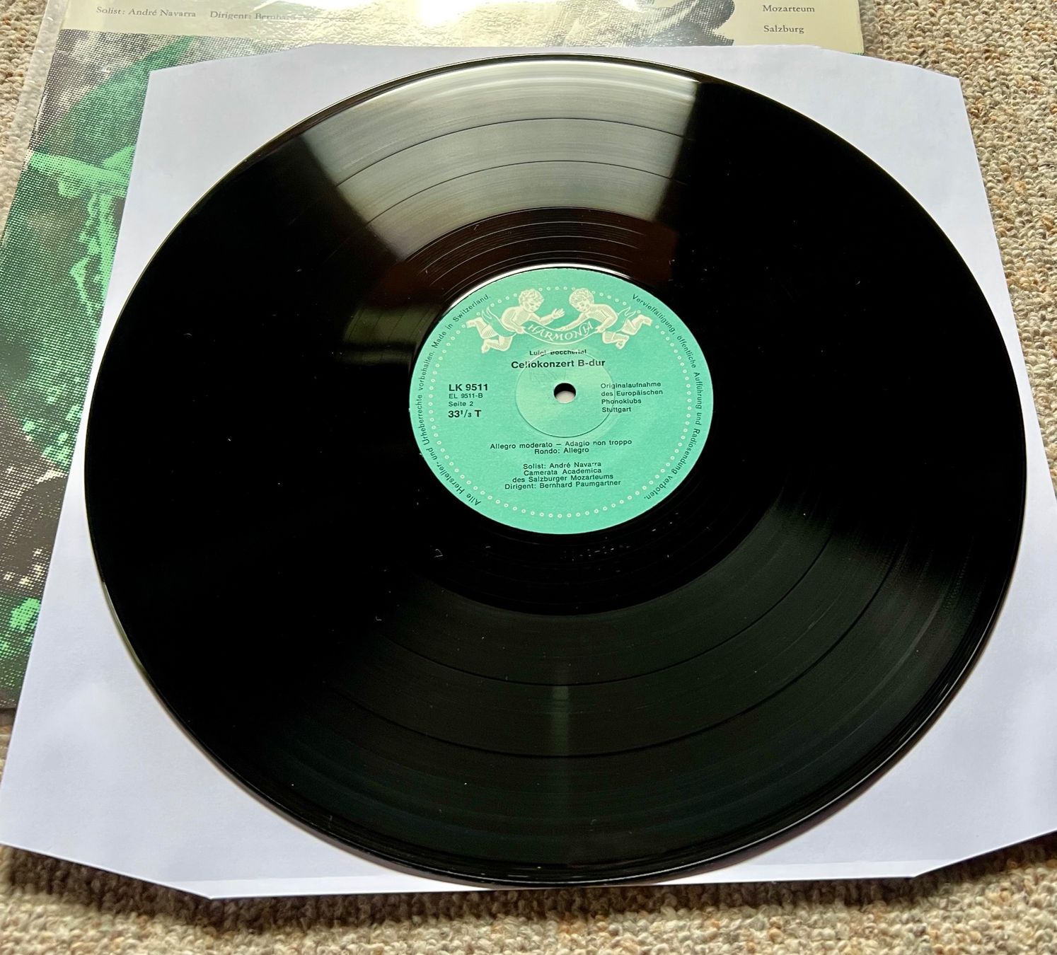 Dischi in vinile: Haydn Boccherini A. Navarra Cellokonzerte LP GEWASCHEN TOP – Usato da Unterseen venduto da vinylmore 1
