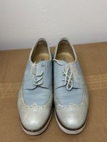 Women's Lace-Up Shoes, Size 39, Light Blue