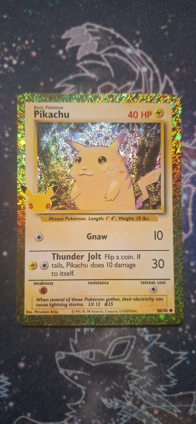 Pokémon Carte collezionabili: Pikachu 58/102 30th Celebration ENG – Nuovo (secondo la descrizione) da Petit-Lancy venduto da Kara_TCG 1