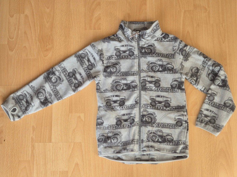 Giacche & Cappotti: Warme Fleecejacke mit Monstertrucks, Grösse 128 – Usato da Buttisholz venduto da sico20 5