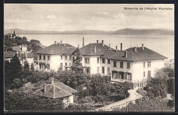 Cartes postales: Neuchatel, Maternité de l'Hopital Pourt – D'occasion à Berlin par bartko-reher