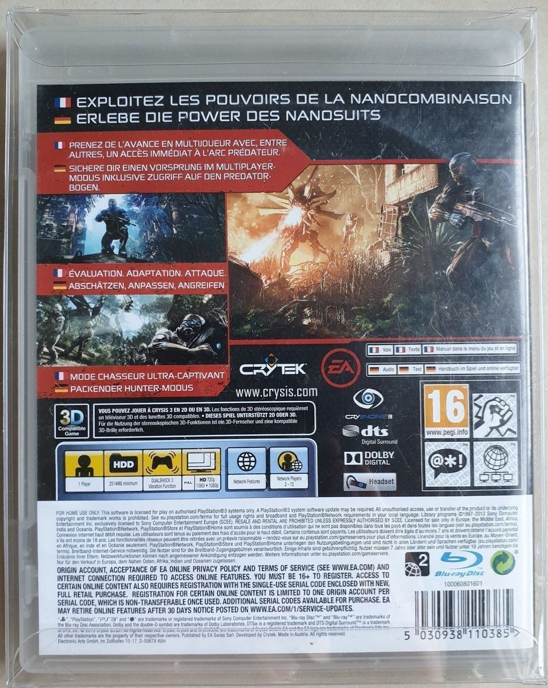 Sony Jeux: PS3 : Crysis 3 – D'occasion à Froideville par xXSebastienXx 1